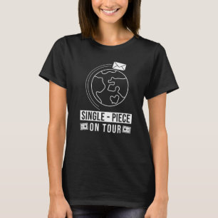 ツアー世界の郵便独身の人配達作品 Tシャツ