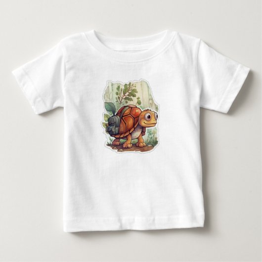 ツアー中の亀 ベビーTシャツ (正面)