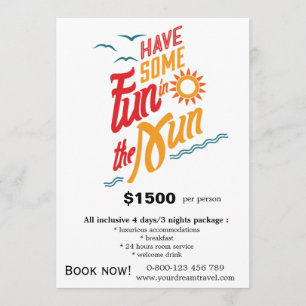 ツアー旅行 招待状