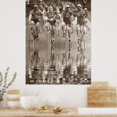 ツアー・ド・フランスの親密な肖像　リフレクション ポスター (キッチン)