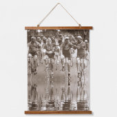 ツアー・ド・フランスの親密な肖像  -  リフレクション 吊り下げ型タペストリー (正面)