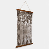 ツアー・ド・フランスの親密な肖像  -  リフレクション 吊り下げ型タペストリー (傾斜あり)