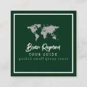 ツアー |観光ガイドグリーン スクエア名刺 (正面)
