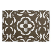 ツィアシンボルアンドフェザーデザイン南西 枕カバー (裏面-左)