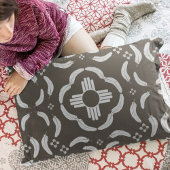 ツィアシンボルアンドフェザーデザイン南西 枕カバー