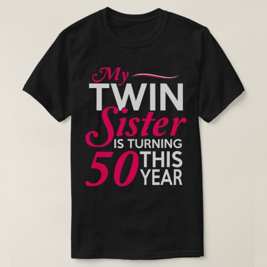 ツイおもしろいスター50誕生日誕生年 Tシャツ (デザイン正面)