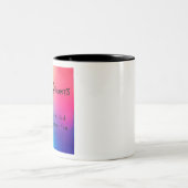 ツイスターのスピナーのおもしろい ツートーンマグカップ (中央)