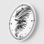 ツイスター ラージ壁時計 (傾斜)