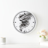 ツイスター ラージ壁時計 (ホーム)