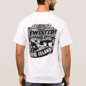 ツイストしたヒロ Tシャツ (裏面)