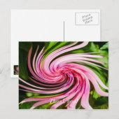 ツイストした姿 ポストカード (正面/裏面)