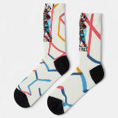 ツイストを持つ鳥 ソックス (左)