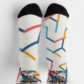 ツイストを持つ鳥 ソックス (上部)