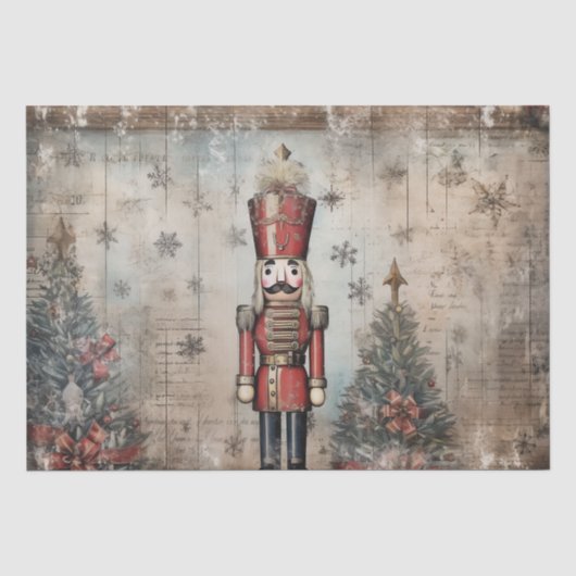 ツイストクラシックを使用したティッシュペーパー: Edgy Nutcracker 薄葉紙 (正面)