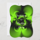 ツイストグリーン 招待状 (正面)