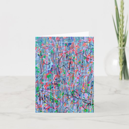 ツイストシスター空白のノートカード サンキューカード (正面)