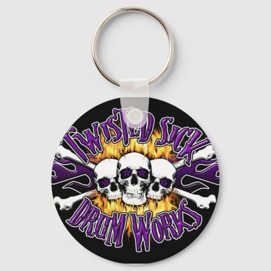 ツイストシックキーリング キーホルダー (正面)