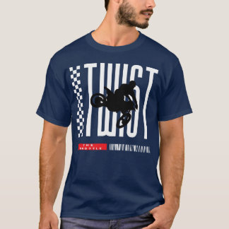 ツイストスロットルスポーツバイクの友達へのギフト Tシャツ