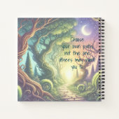 ツイストツリーパスと引用文 ノートブック (裏面)