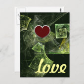 ツイストバランス愛ポストカード ポストカード (正面/裏面)