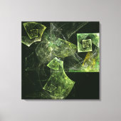ツイストバランス抽象芸術アートキャンバスプリントプリント キャンバスプリント (正面)