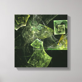 ツイストバランス抽象芸術アートブラックとホワイト キャンバスプリント