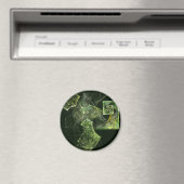 ツイストバランス抽象芸術アートラウンドマグネット マグネット (インサイチュ (食洗機))