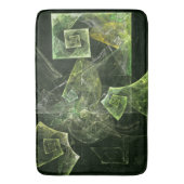 ツイストバランス抽象芸術アート バスマット (正面縦)