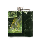 ツイストバランス抽象芸術アート フラスク (裏面)