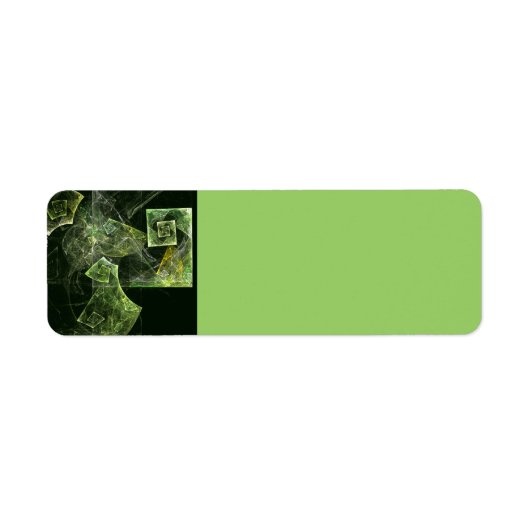 ツイストバランス抽象芸術アート ラベル (正面)