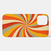 ツイストパターン背景を持つレトロ背景，リター Case-Mate iPhoneケース (裏面 (横))