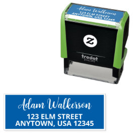 ツイストパーソナライズされたを使用したスクリプト名スタモダンンプ セルフインキングスタンプ