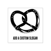 ツイストプレッツェルノット – おもしろいベーカリー/結婚テーマ ラバースタンプ (インプリント)