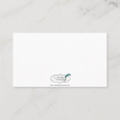 ツイストモダンスターバスト座席表付きレトロ プレイスカード (裏面)