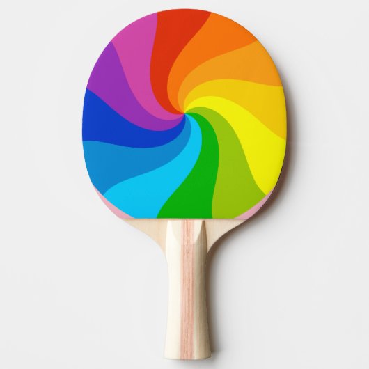ツイストレインボー 卓球ラケット (正面)