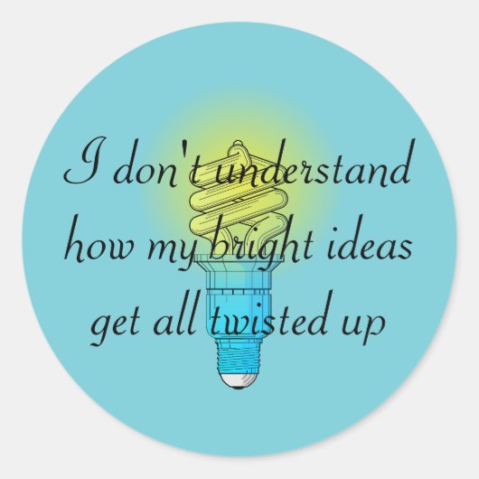 ツイスト明るいアイディア ラウンドシール (正面)
