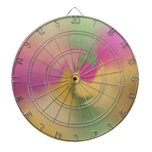 ツイスト淡い色の ダーツボード (正面)