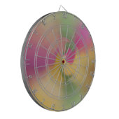 ツイスト淡い色の ダーツボード (正面左)