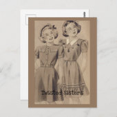 ツイスト・シスター ポストカード (正面/裏面)