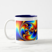 ツイスト – フラクタルマグ ツートーンマグカップ (左)