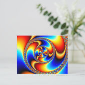 ツイスト – フラクタル葉書 ポストカード (スタンド正面)