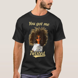 ツイストTシャツ ナチュラルヘア ロックス アフロ ブ Tシャツ