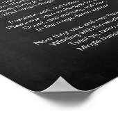 ツイストYe Twine Ye白黒 ポスター (角)