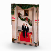 ツイッターのクリスマス投稿　ドナルド・トランプ大統領 & メラニア フォトブロック (右)