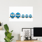 ツイッター家族のポスター ポスター (ホームオフィス)