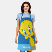 ツイティ™ |無邪気な小鳥 エプロン (着用した状態)