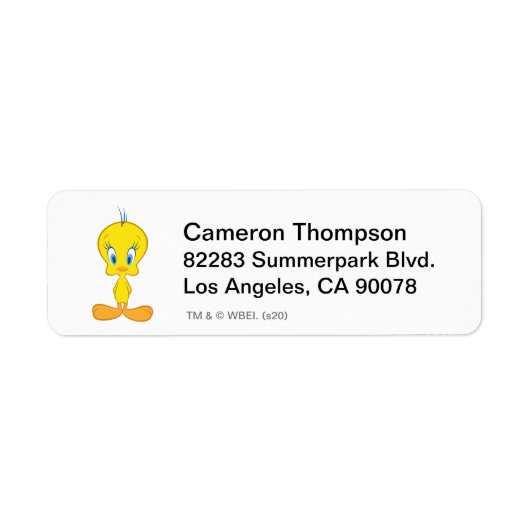 ツイティ™ |無邪気な小鳥 ラベル (正面)