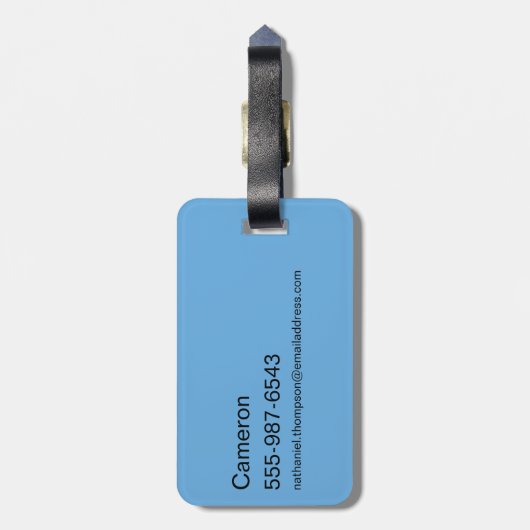 ツイティ™ |賢い鳥 ラゲッジタグ (裏面縦)