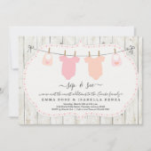 ツイパーソナライズされたンガールズシップ&シー招待状 招待状 (正面)