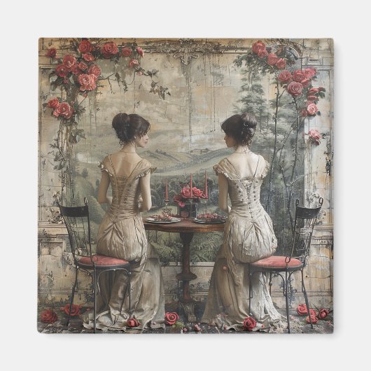 ツイビクトリアンンティーパーティー – マグネット (正面)